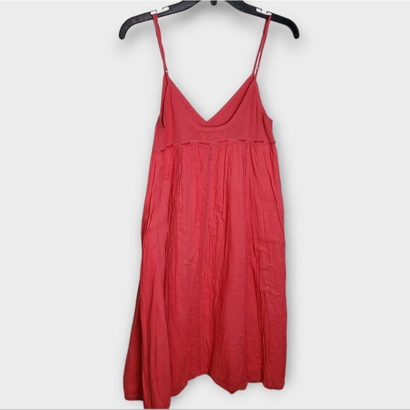 Gap Y2K Babydoll Cotton Sundress Pink XS - Picture 2 of 6